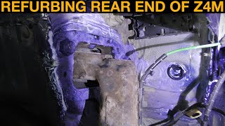 2006 BMW Z4M Underside Restoration Rear Half