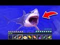 Minecraft: How to play SHARK in Minecraft! REAL LIFE SHARK! Battle NOOB VS PRO Animation