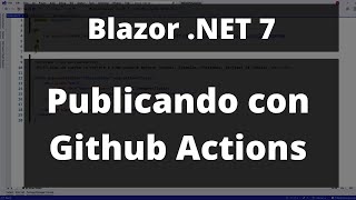 Publicando App de Blazor WebAssembly no Hosted con Github Actions