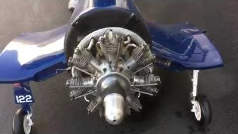 Evolution 77cc Radial Engine