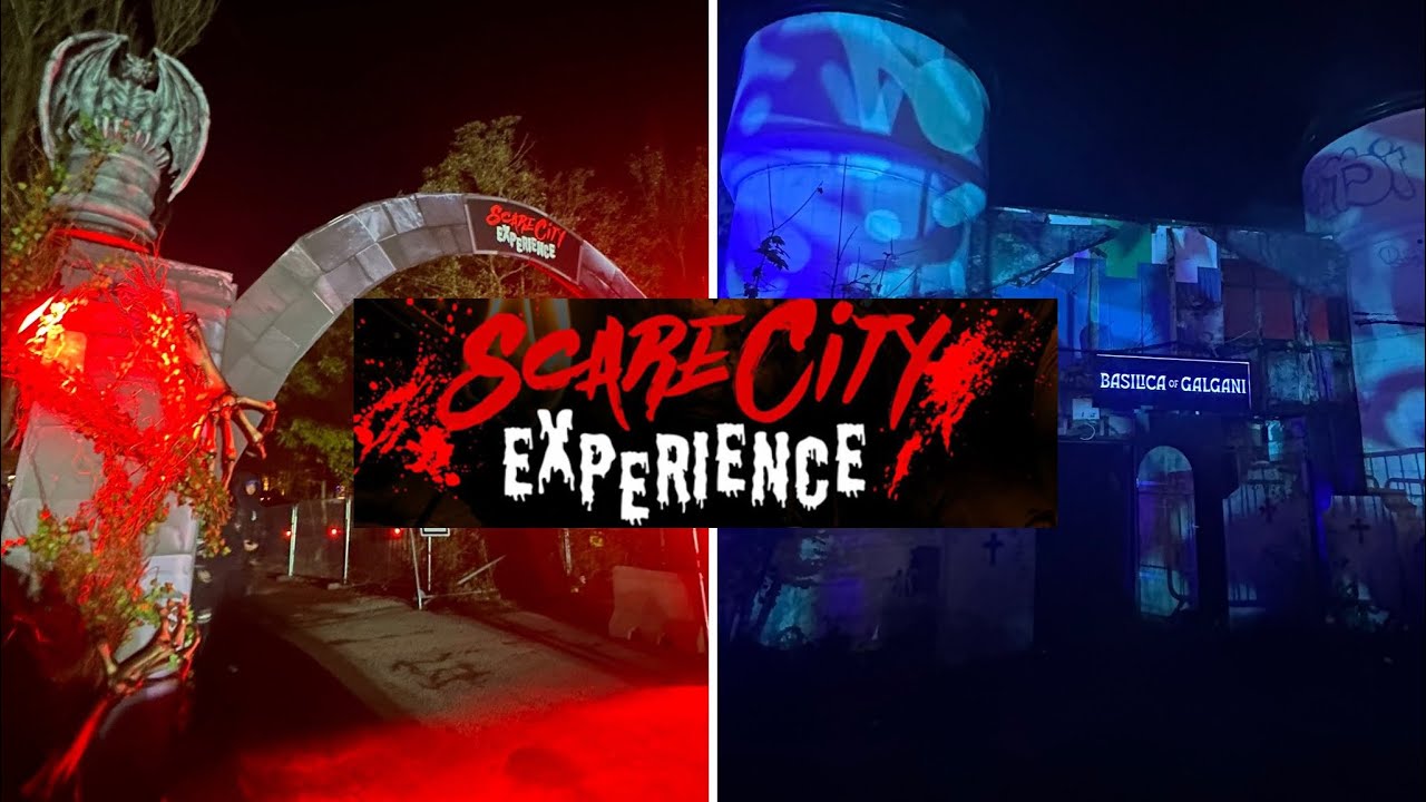 SCARE CITY ABANDONED CAMELOT THEME PARK Vlog?!