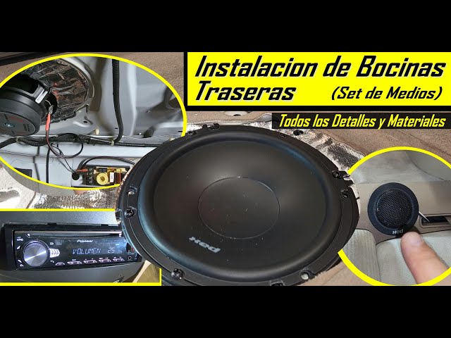 Cómo instalar altavoces en el coche - 13 pasos