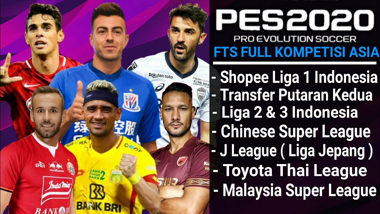 RILIS !!! FTS MOD PES 2020 FULL ASIA BEST GRAPHICS HD  