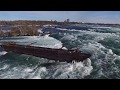 Old Scow & Toronto Power Generating Station on Niagara River