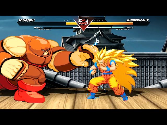 GOKU vs JUGGERNAUT - Highest Level Insane Fight! class=