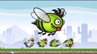 Bugs - Insect - Game Asset - Game Character - Evil Green Bee Sprite Sheets
