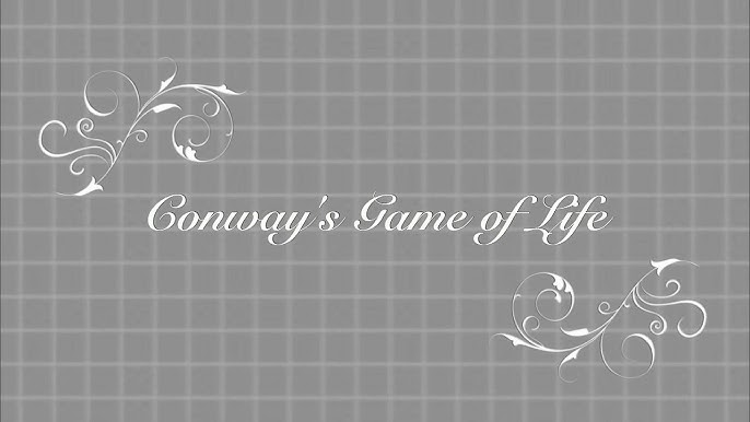 Conway's Game Of Life by Spi3lot