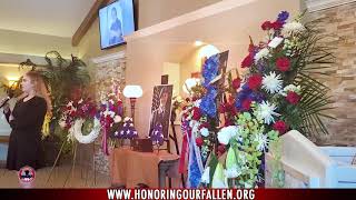 PFC Garrett Bosket Angel Flight, Funeral Services, and Military Honors