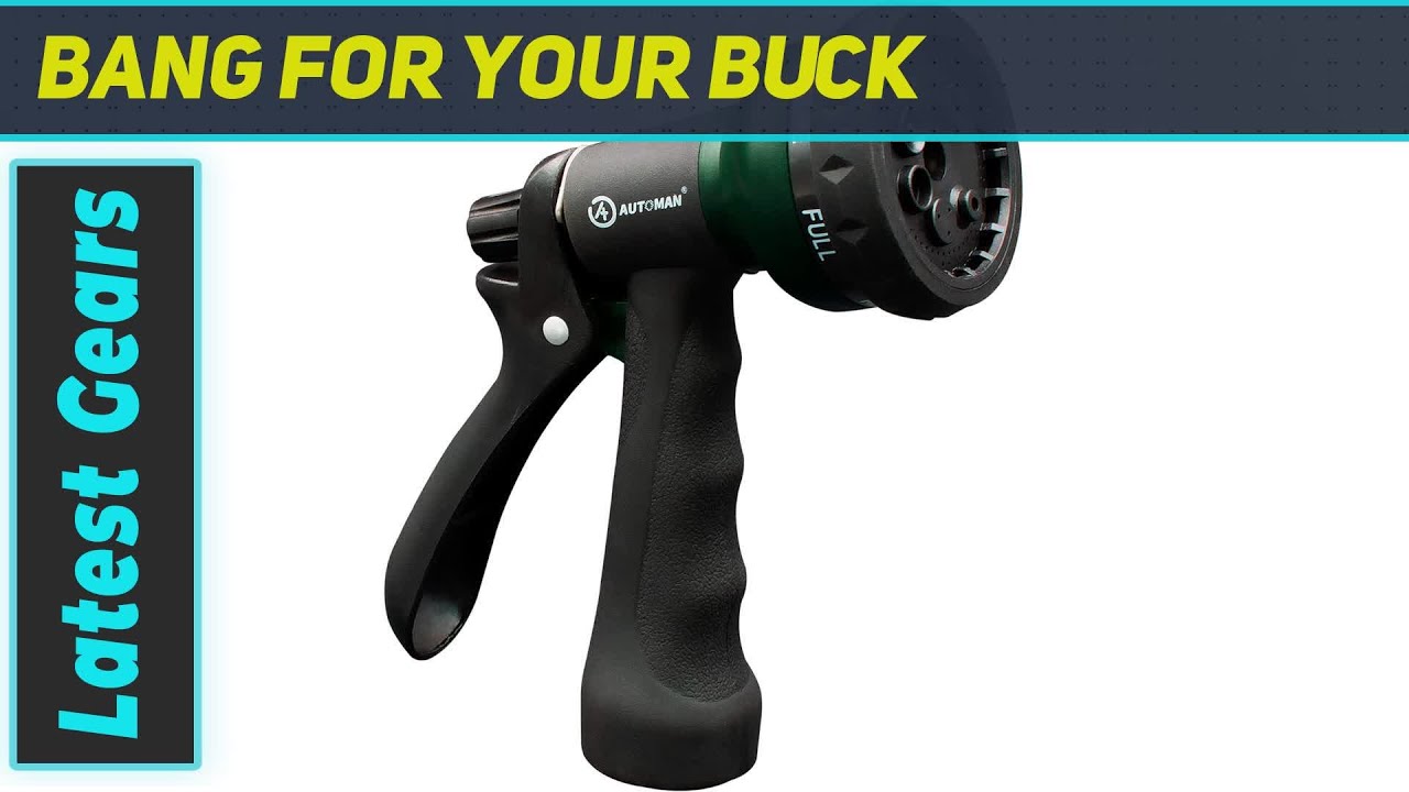 reviewAUTOMAN Garden Hose Nozzle: Most Versatile Nozzle?