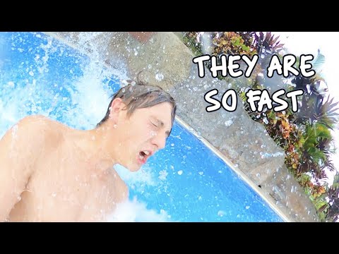 SUPER Fun Waterslides!! Los Lagos, LA FORTUNA Costa Rica