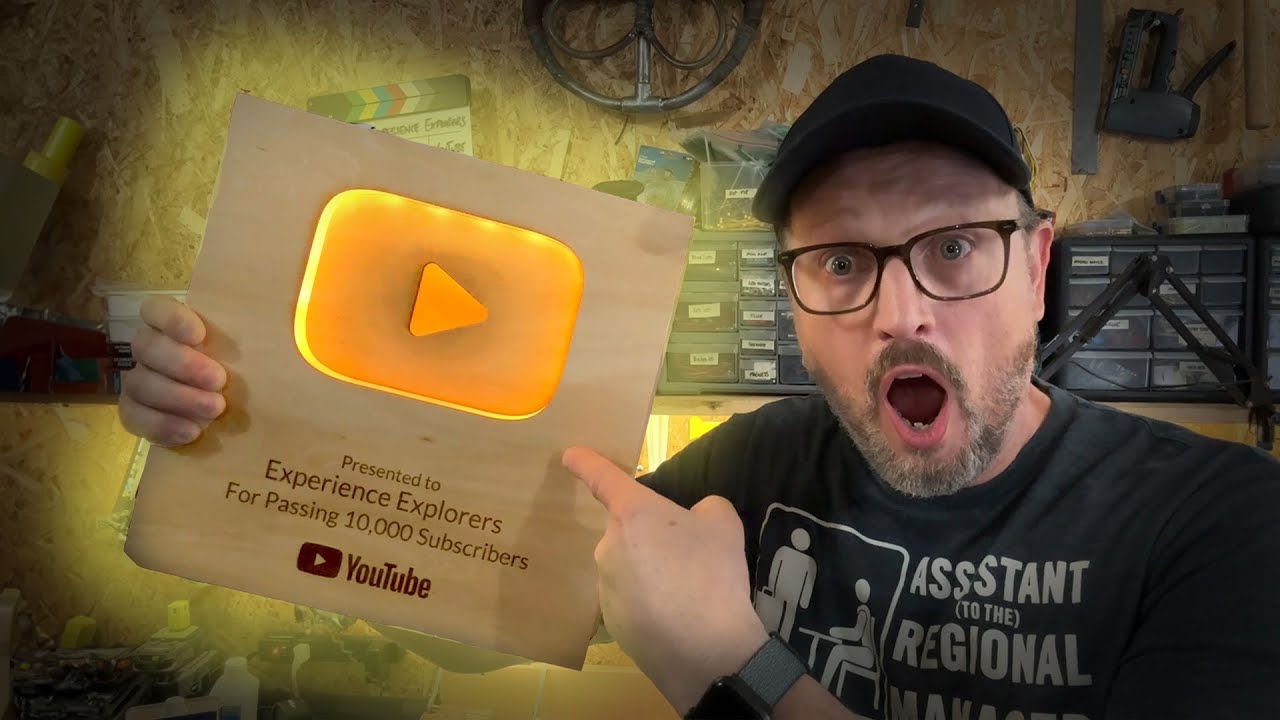 How to make a 10k YouTube play button!