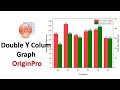 Double Y Colum Graph | OriginPro | Statistics Bio7