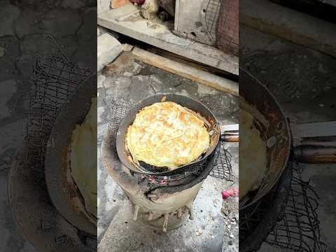 Spicy Egg Toast in India - Indian Street Food