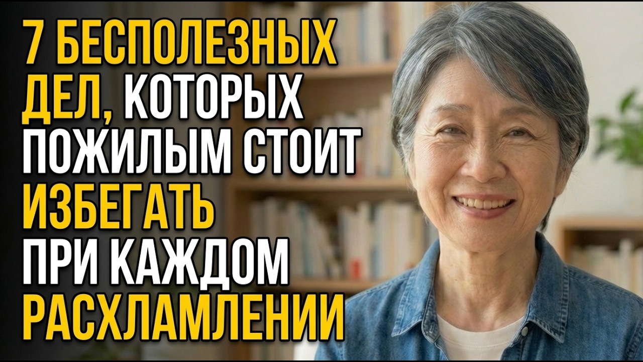 Расхламление После 60: Я УМОЛЯЮ! Избегайте Этих 7 Бесполезных Задач