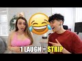 1 LAUGH = REMOVE 1 LAYER OF CLOTHING WITH GIRLFRIEND! *CHALLENGE*