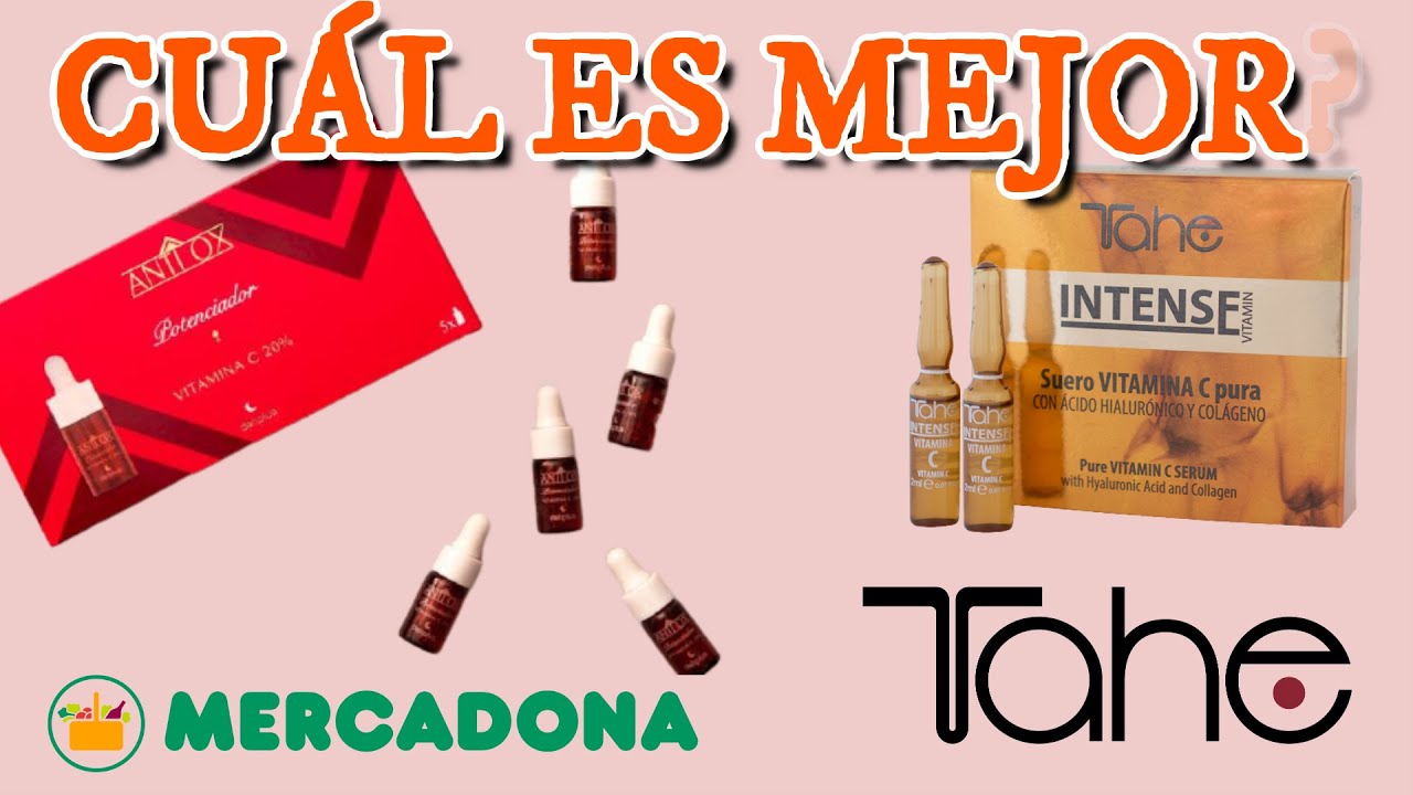Vitamina C/ MERCADONA vs TAHE +me escriben📩 de los laboratorios  RNB de MERCADONA😱