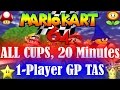 [TAS] Mario Kart 64 - All Cups - 1P, GP, 150cc in 20:33.32, twitch.tv/weatherton 4K 60fps