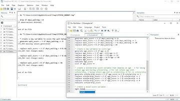 Stata - How to generate new variables, use egen to add variables, find a variable mean, and 2x2table