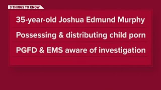 Prince George's County firefighter faces child porn charges