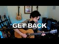 Get back  the beatles acoustic cover