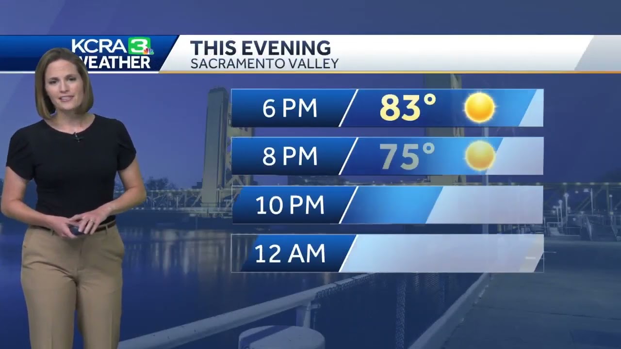 Northern California forecast  Warmer Friday