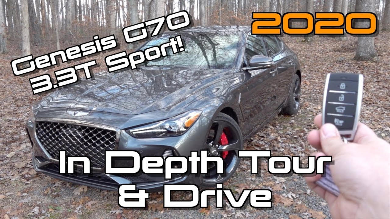 2020 Genesis G70 3.3T Sport: Start Up, Test Drive & In Depth Review ...