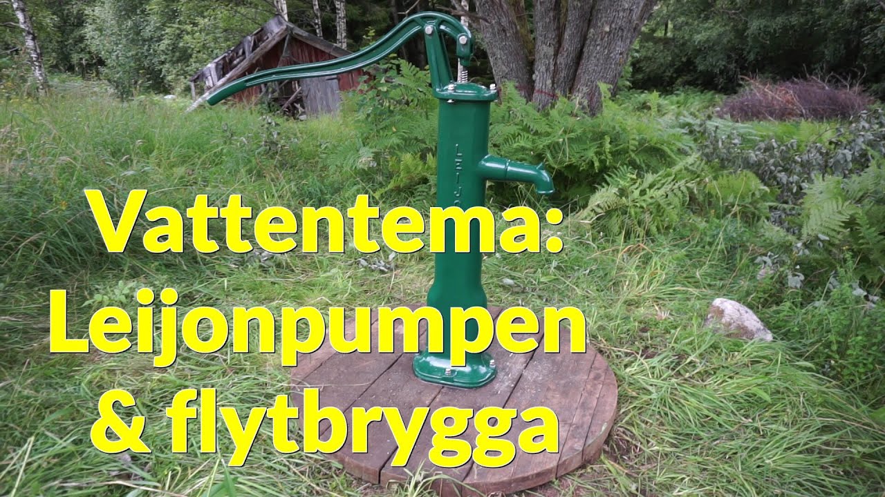 Vattentema: Leijonpumpen & flytbrygga /Tranviken offgrid