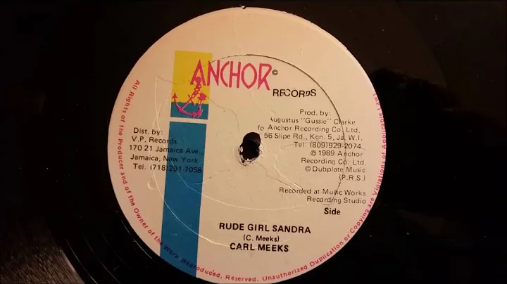 Carl Meeks - Rude Girl Sandra - Anchor 12" w/ Vers...