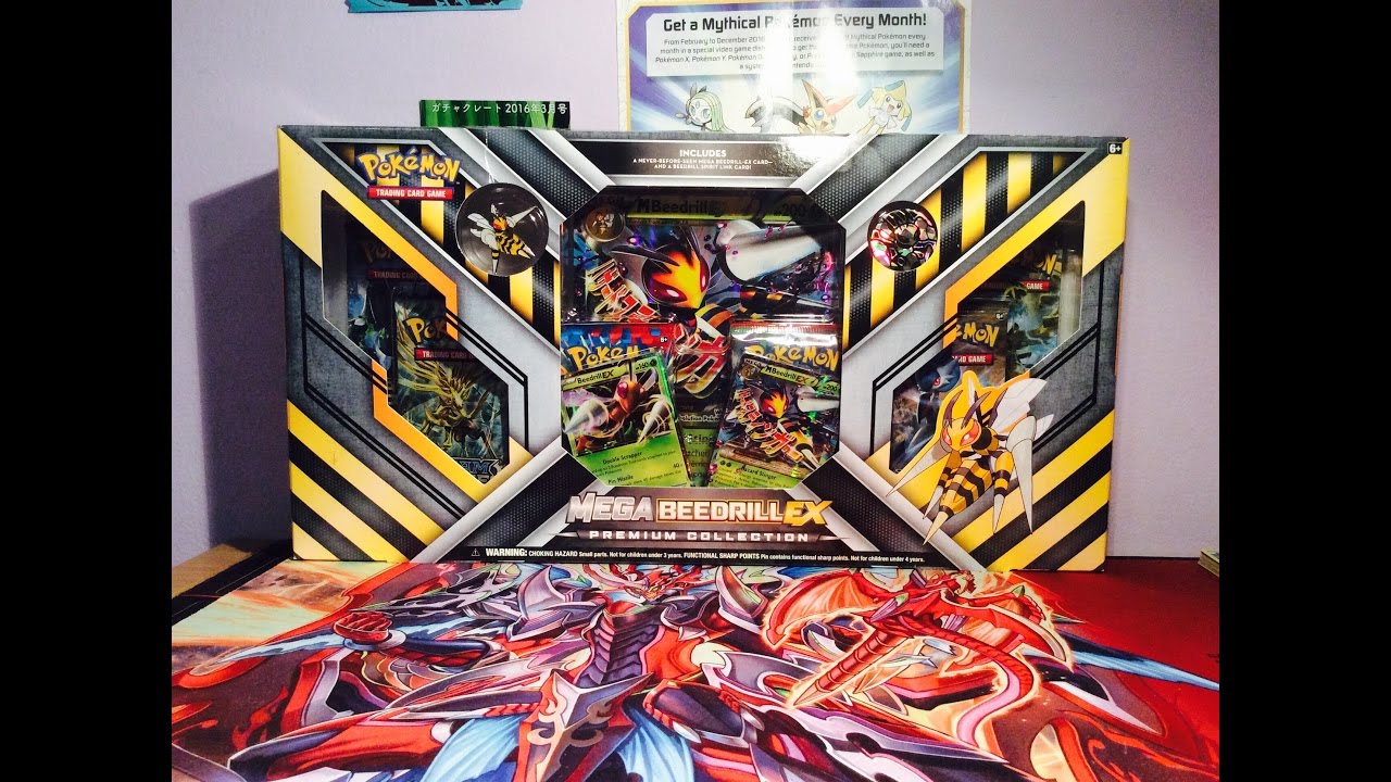 Pokemon Mega Beedrill EX Premium Collection Unboxing