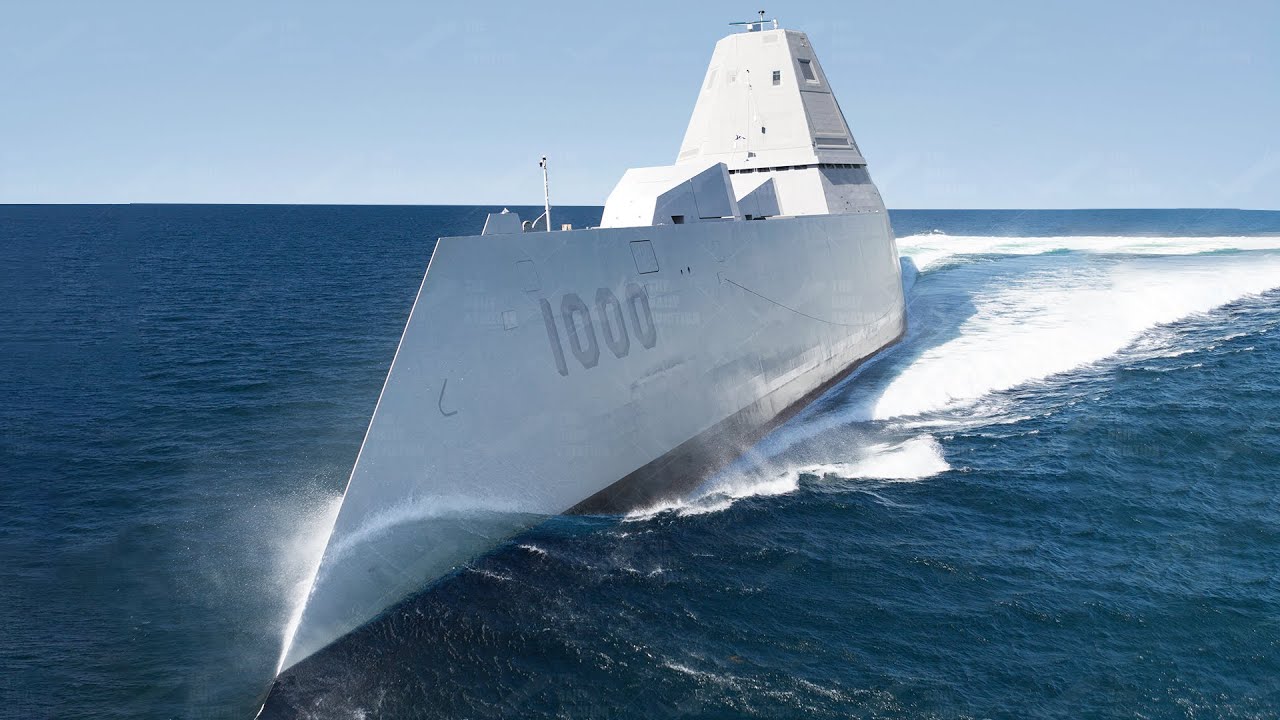 US Testing Weird Looking $4.5 Billion Stealth Ship in Middle of the Ocean