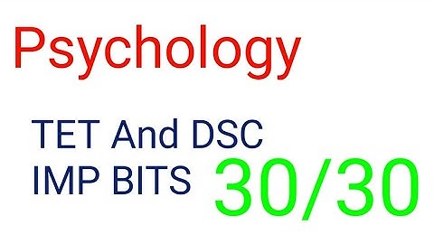 AP TET AND DSC IMP BITS