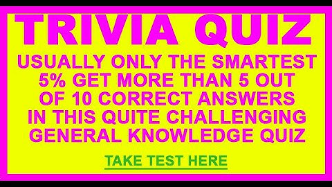 Ultimate Trivia Challenge: Test Your Knowledge with These 10 Fun Questions!