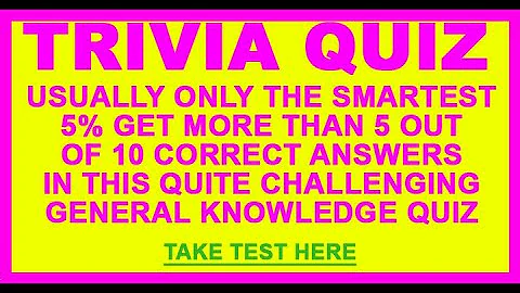 Ultimate Trivia Challenge: Test Your Knowledge with These 10 Fun Questions!