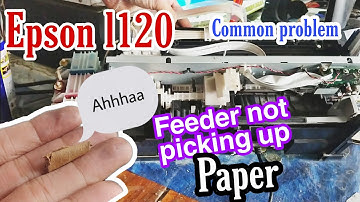 Epson l120 paper jam | most common problem | L210, L220, L360, l3110 etc