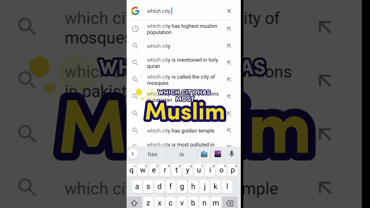 Which City Has Highest Muslim Population shorts generalknowledge Which City Has Highest Muslim Population shorts generalknowledge