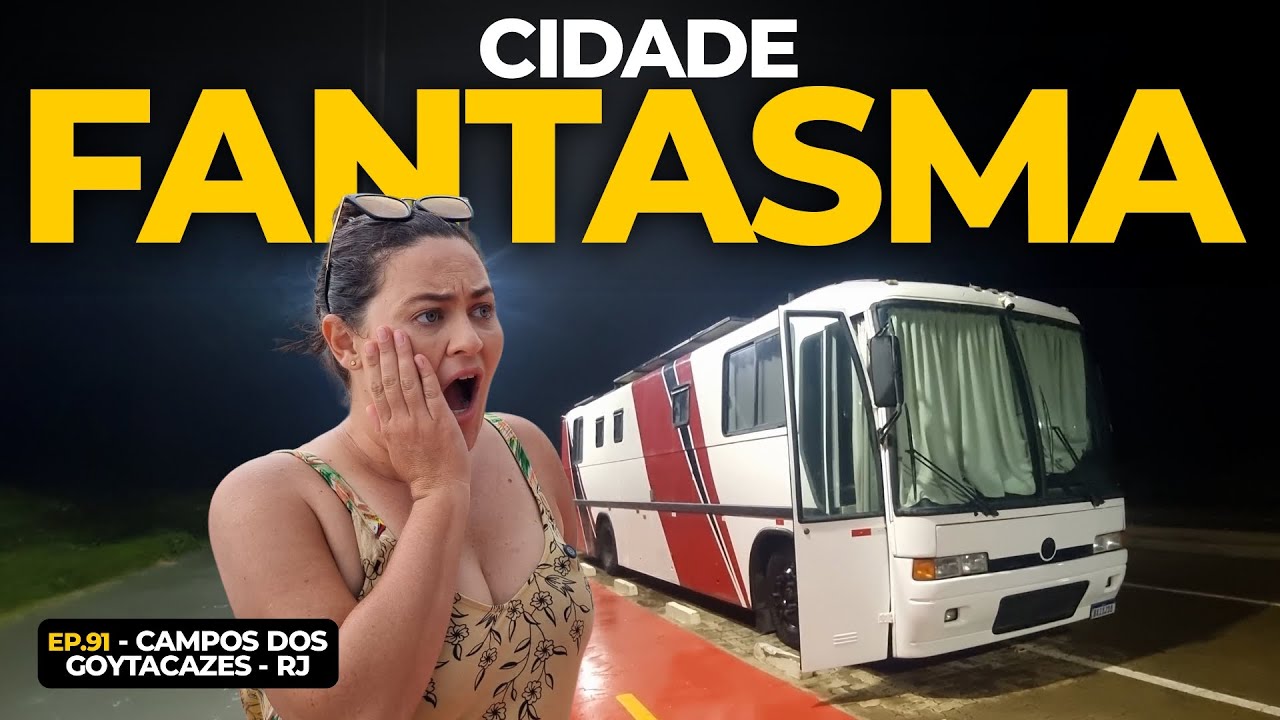 Dormimos em lugar MUITO DESERTO com o motorhome, CIDADE FANTASMA na divisa com o rio de janeiro!