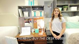 Dorm Desks are ground zero for everything in a dorm room! Learn how to maximize your dorm desk and it