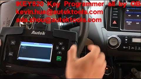 IKEY820 Program TOYOTA PRADO 2015  add keys