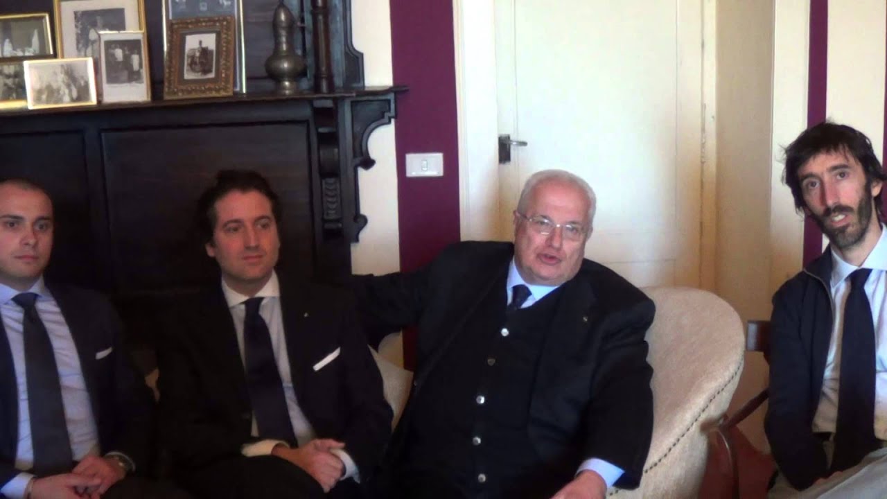 Carlo Alfaro, il Sindaco e il Duca di Presenzano per Sorrento The