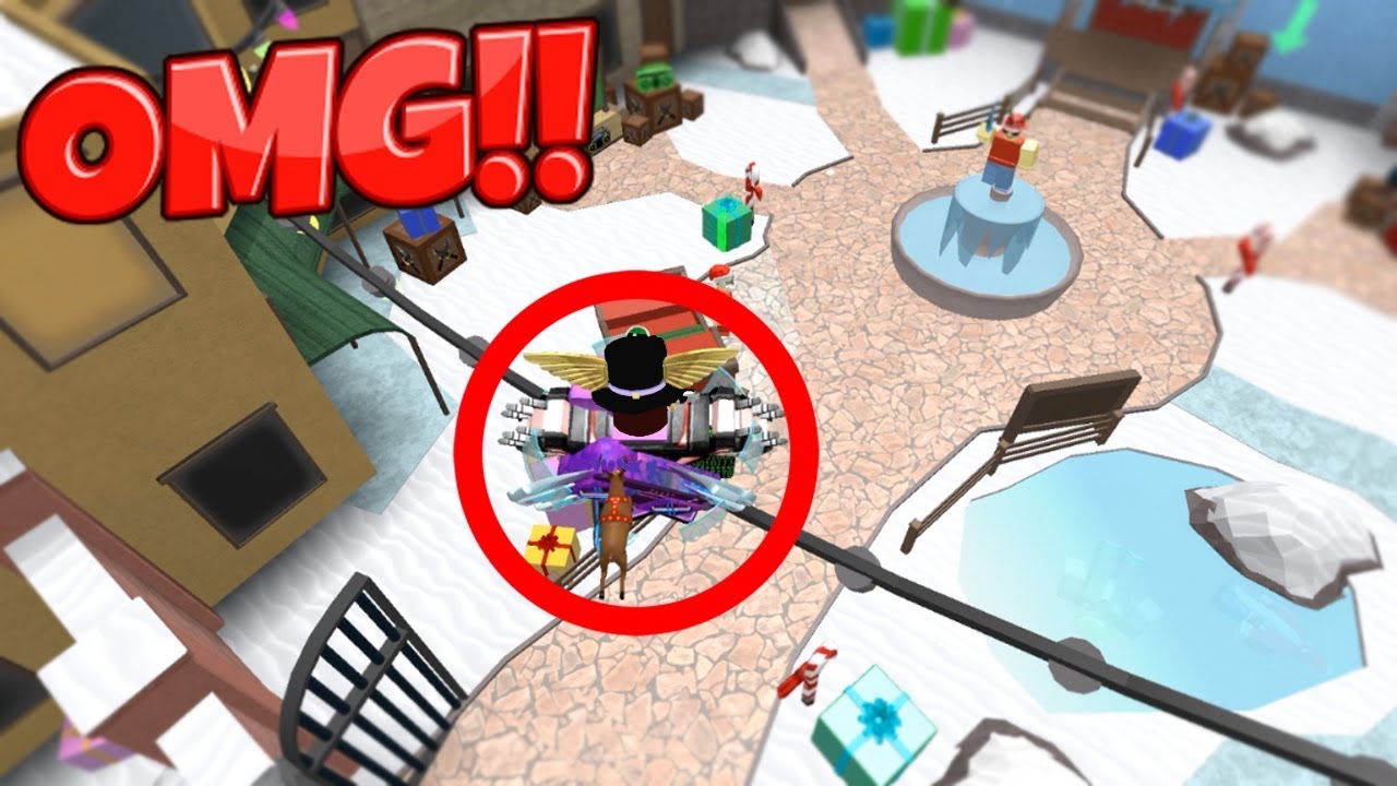 Awesome Secret Area In The Christmas Lobby Murder Mystery 2 - new secret room roblox murder mystery 2 update youtube