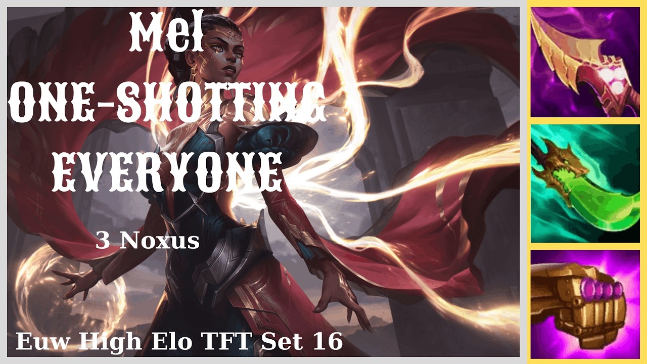 MEL HERKESİ TEK VURUŞTA ÖLDÜRÜYOR!! 💀💥 10.000 HASAR ULT | TFT SET 16 ÇILGIN OYUN