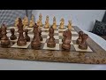 Luxury wooden chess set |Chess shop e4e5|