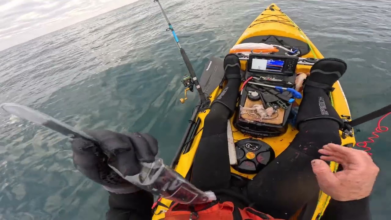Kayak fishing Shag Point