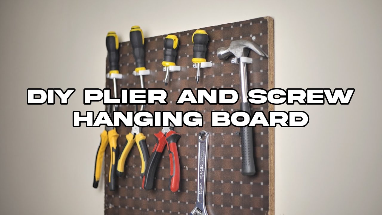 Pliers Organizer Thingy : 6 Steps (with Pictures) - Instructables