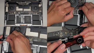 A1707 MacBook Pro Speaker Replacement Repair Removal How to Replace Quiet Muffled Crackly Speakers