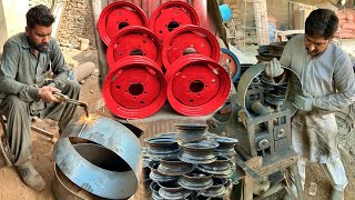 How Tractor Wheel Rim Manufacture In Local Factory-Manufacturing Process Belarus Tractor Wheel Rim|