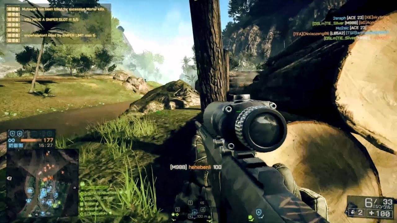 [BF4]TIE_Silver : "SkyGold" Sniping frag show EP1