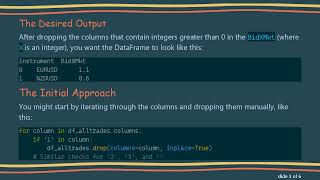 How to Drop Columns from a Pandas DataFrame Based on Header Conditions