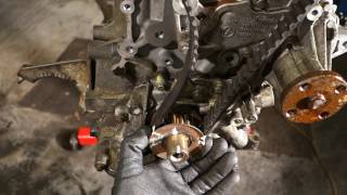 How to replace timing belt Ford Zetec engine Part 3 / 4