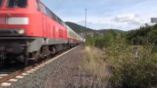 Ausfahrt BR 218 aus Wallau